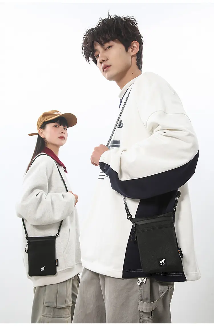 Small Black Satchel Crossbody Bag for Men — feature 22