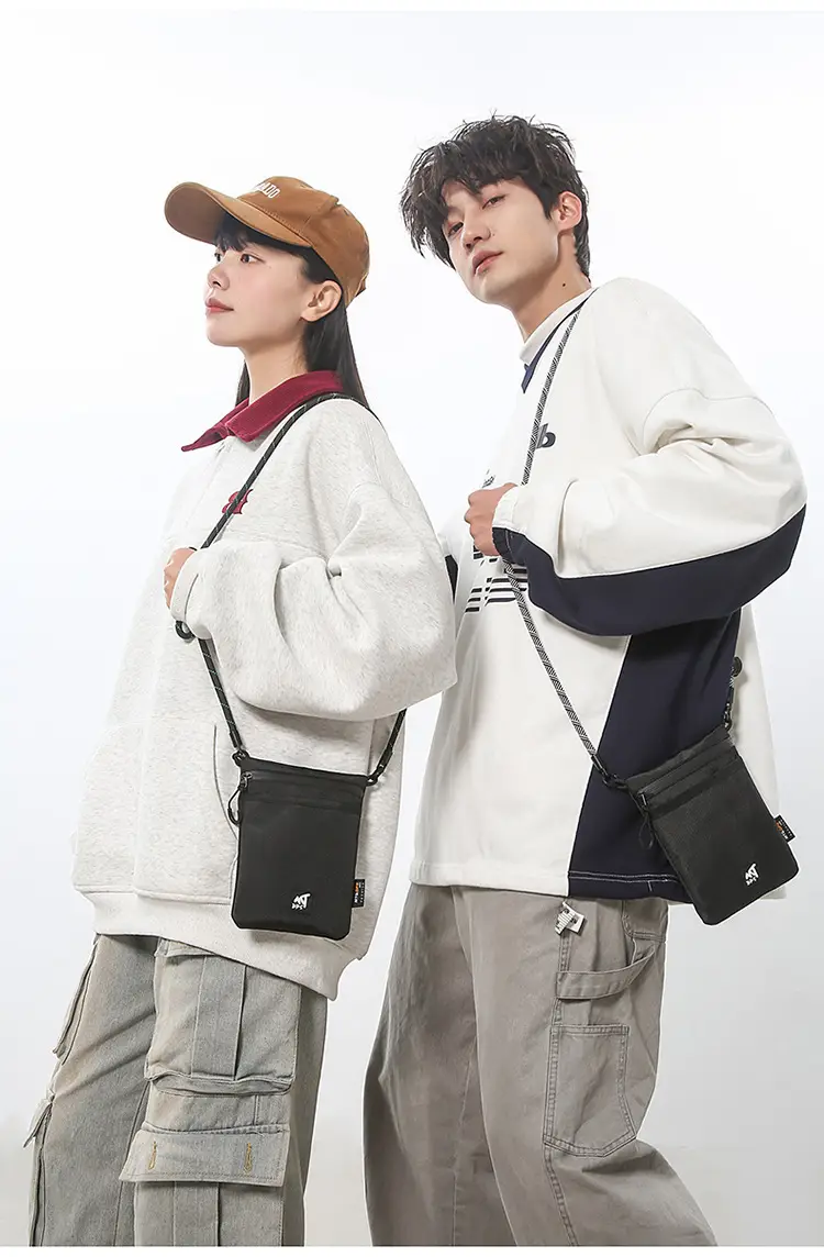 Small Black Satchel Crossbody Bag for Men — feature 23