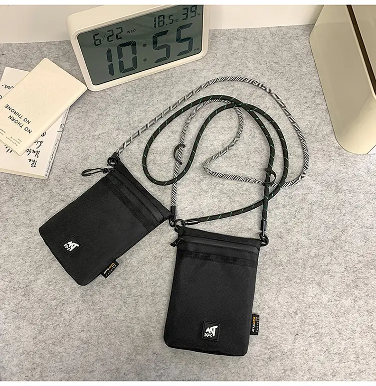 Small Black Satchel Crossbody Bag for Men — feature 29