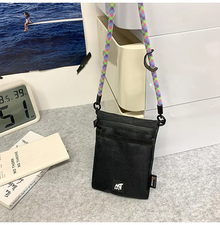 Small Black Satchel Crossbody Bag for Men — feature 33