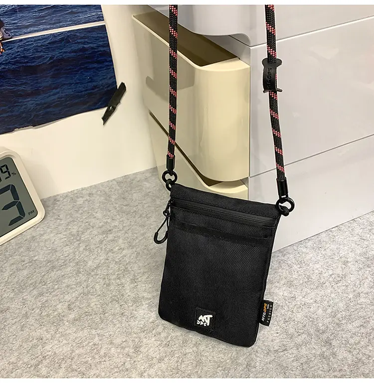 Small Black Satchel Crossbody Bag for Men — feature 37