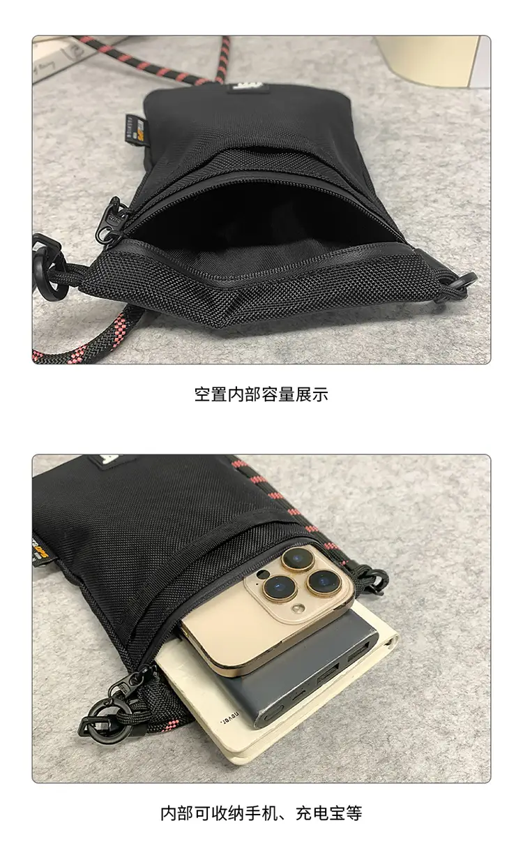 Small Black Satchel Crossbody Bag for Men — feature 43