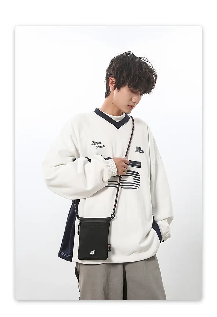 Small Black Satchel Crossbody Bag for Men — feature 9