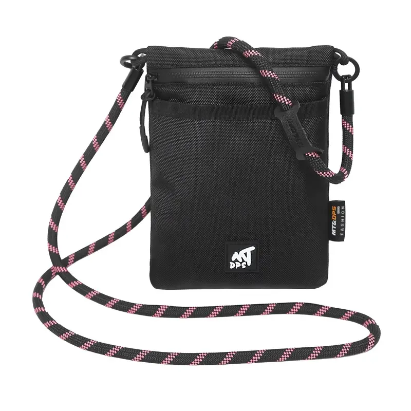 Small Black Satchel Crossbody Bag for Men