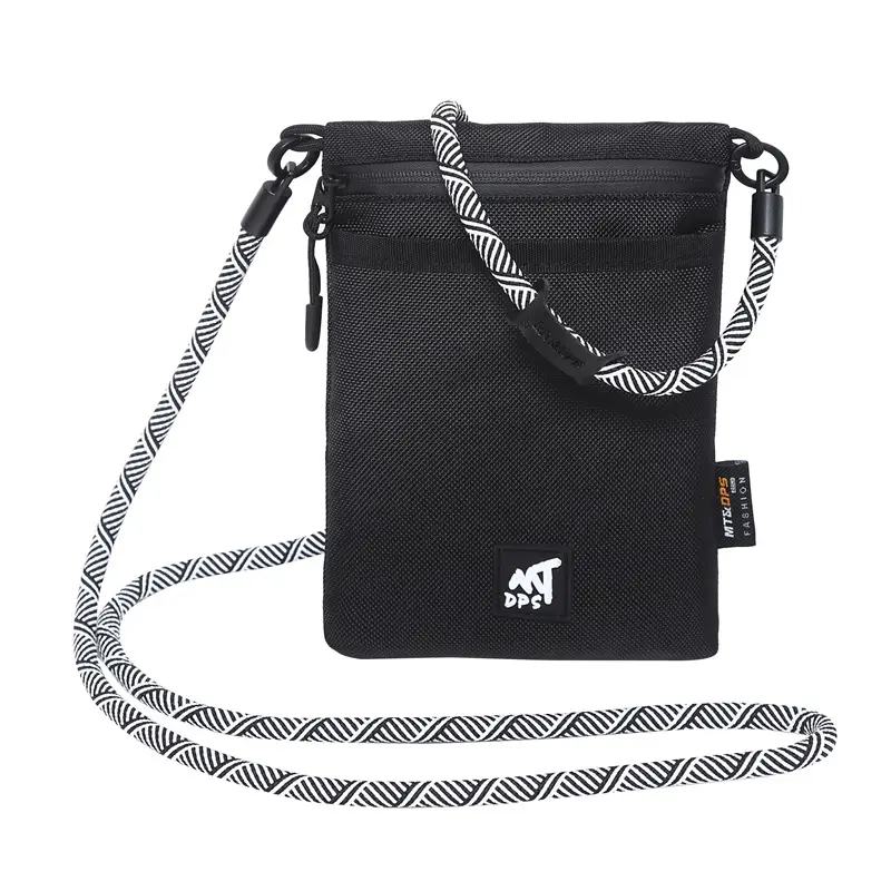 Small Black Satchel Crossbody Bag for Men