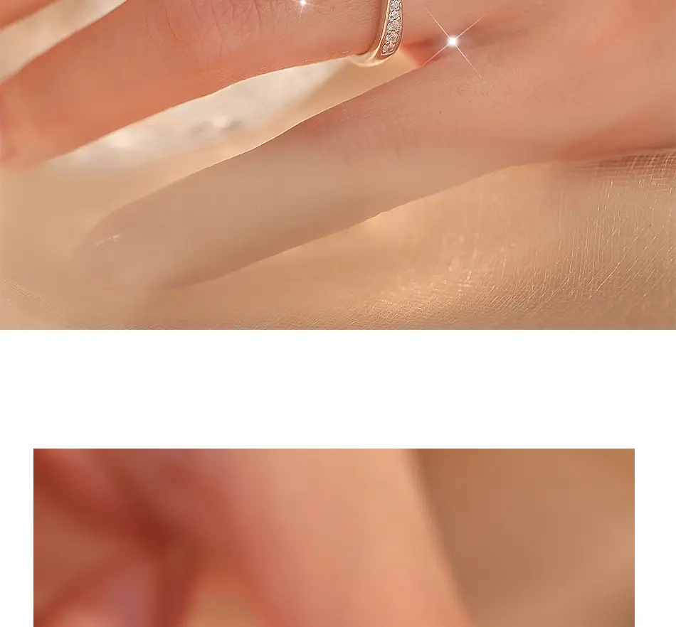 Simulated Moissanite Couple Ring with 1 Carat Diamond — feature 18