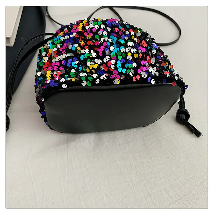 Sequin Drawstring Bag Women Shoulder Crossbody 2026 — feature 47
