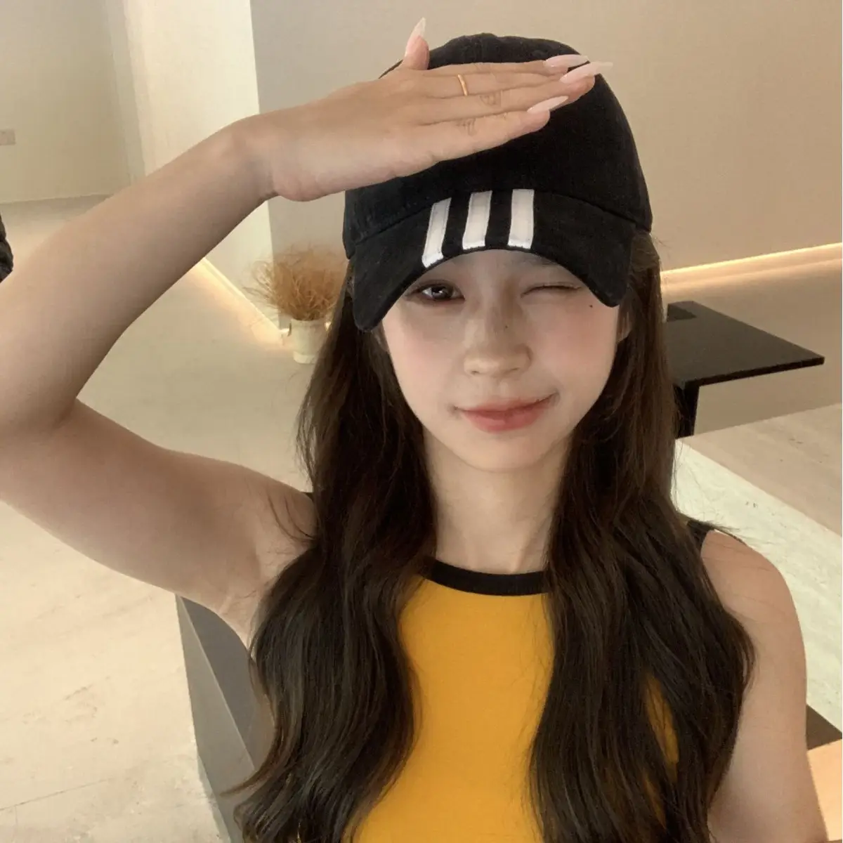 Women Grey Baseball Cap All Season - Image 8