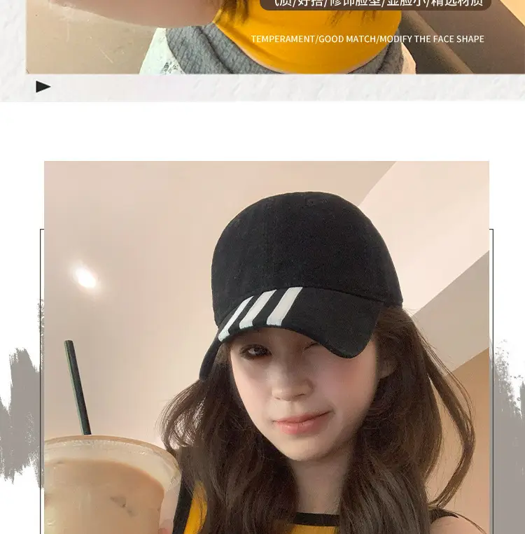 Women Grey Baseball Cap All Season — feature 5