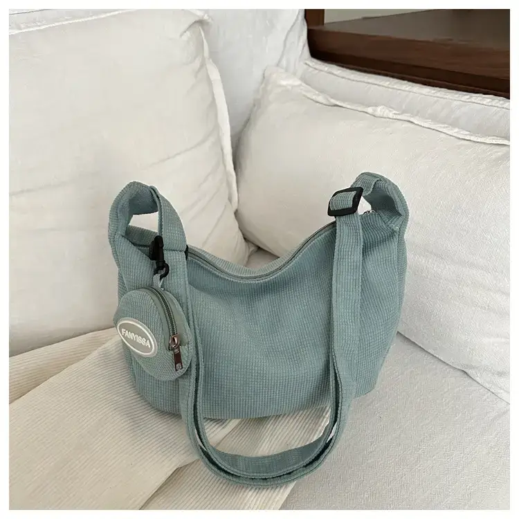 Purple Nylon Shoulder Tote Bag for Women — feature 27