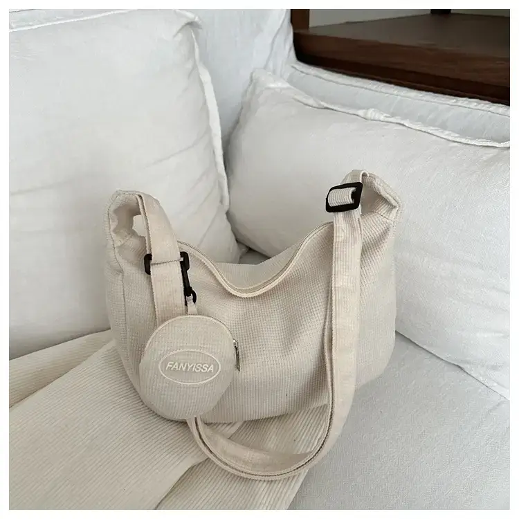 Purple Nylon Shoulder Tote Bag for Women — feature 28