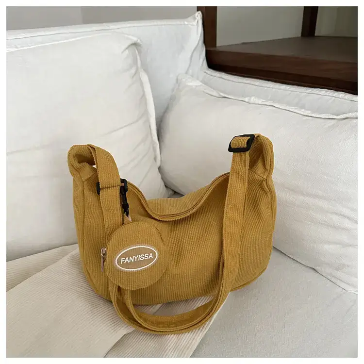 Purple Nylon Shoulder Tote Bag for Women — feature 30