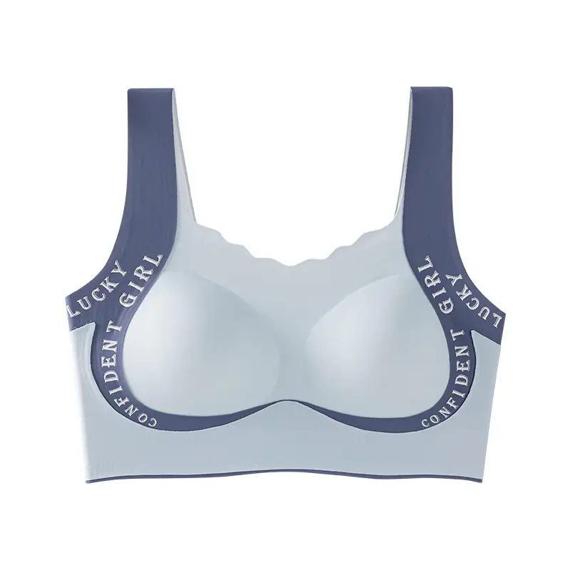 Developmental Girls Intimates Junior High School Students 12-18 Years Old Student Sports Bra Seamless Class a Antibacterial Girls Vest