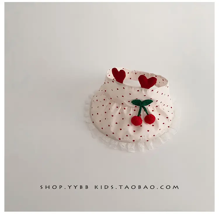 Baby Sun Hat with Duck Tongue & Heart Decor — feature 10