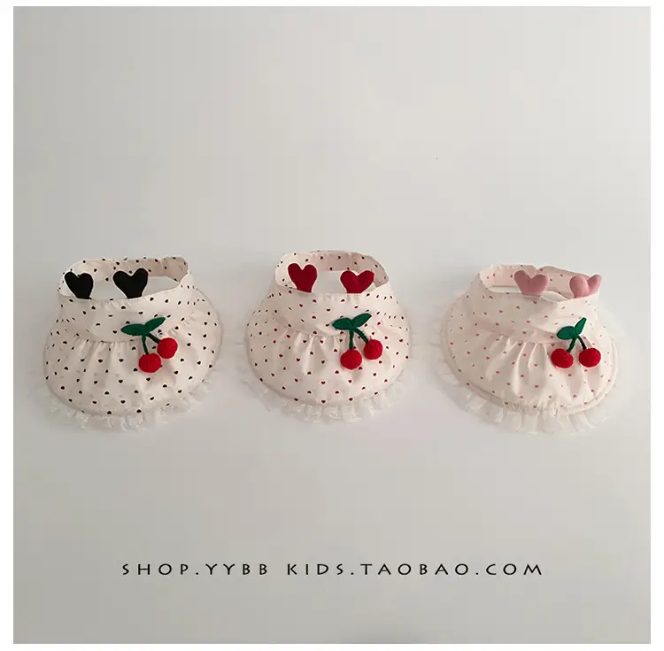 Baby Sun Hat with Duck Tongue & Heart Decor — feature 8