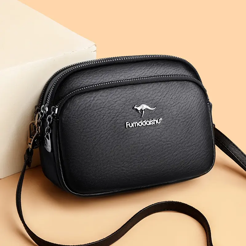 Women's Black Crossbody Bag 2025 Spring New - Image 6