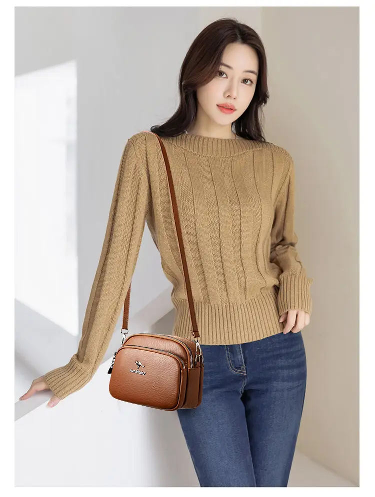Women's Black Crossbody Bag 2025 Spring New — feature 10