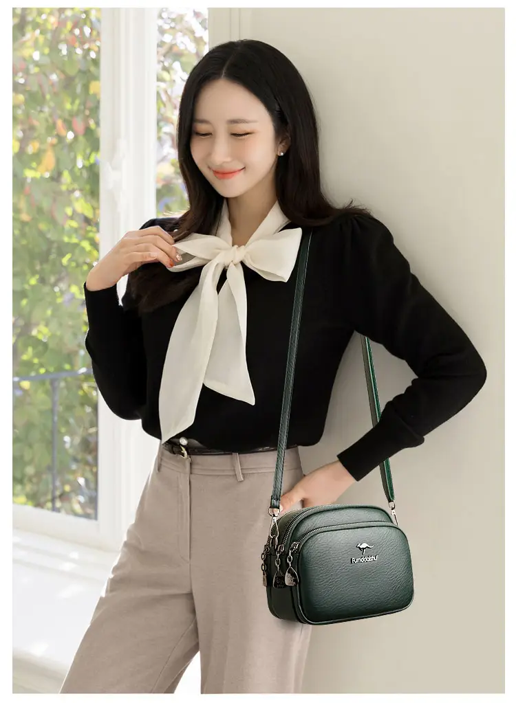 Women's Black Crossbody Bag 2025 Spring New — feature 11