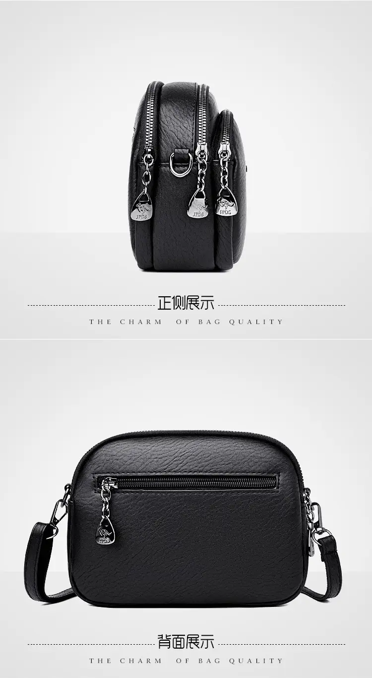 Women's Black Crossbody Bag 2025 Spring New — feature 16