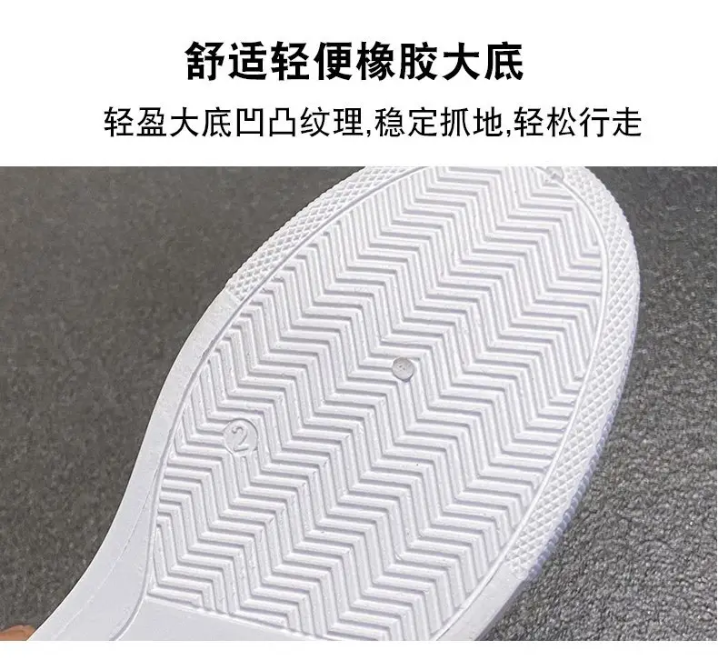 White Shoes Women's 2025 Spring and Summer New Lace-up Casual Women's Board Shoes Soft Sole All-match Running Shoes Women's Single-layer Shoes Student Shoes — feature 8