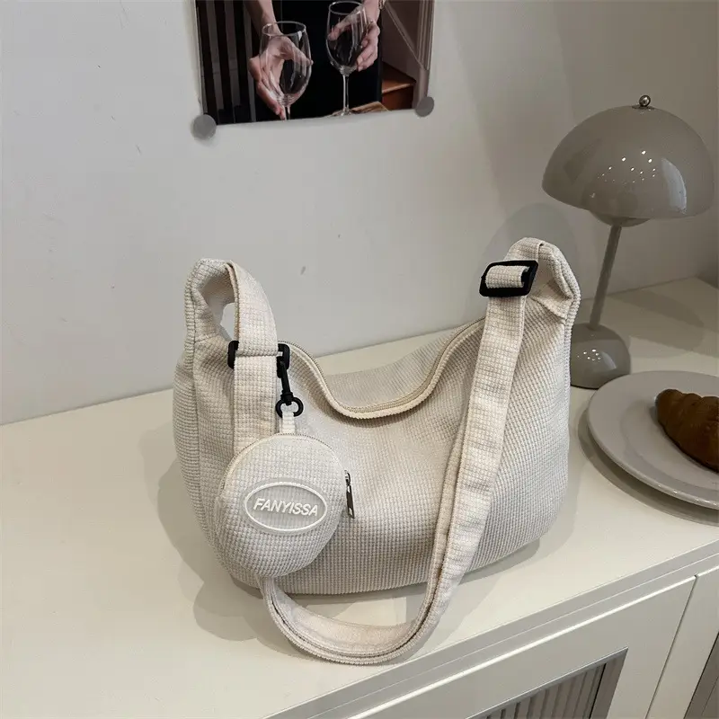 Women's Cream Crossbody Bag 2025 Spring New - Image 9