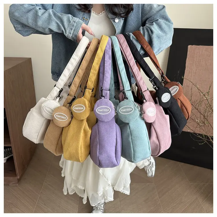 Women's Cream Crossbody Bag 2025 Spring New — feature 31