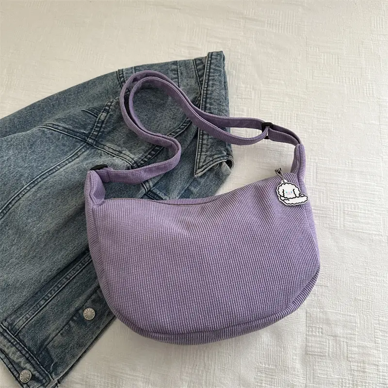 Women's Large Canvas Shoulder Bag Beige 2025 Spring Summer - Image 8