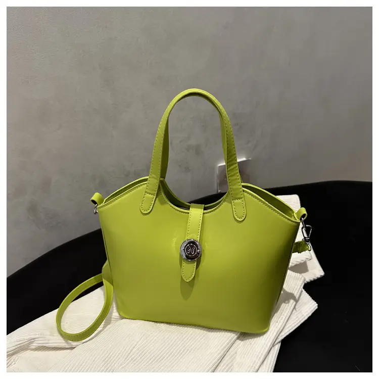 Pink Textured Handheld Bucket Bag for Women — feature 26