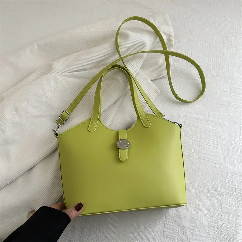 Pink Textured Handheld Bucket Bag for Women - Image 4