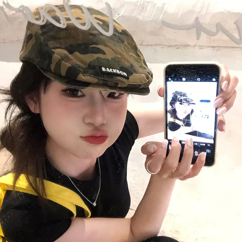 Women Camo Cap Spring Summer Hot Girls Fashion - Image 3