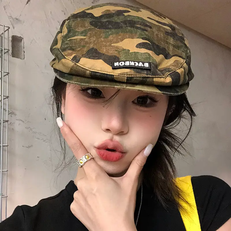 Women Camo Cap Spring Summer Hot Girls Fashion - Image 7