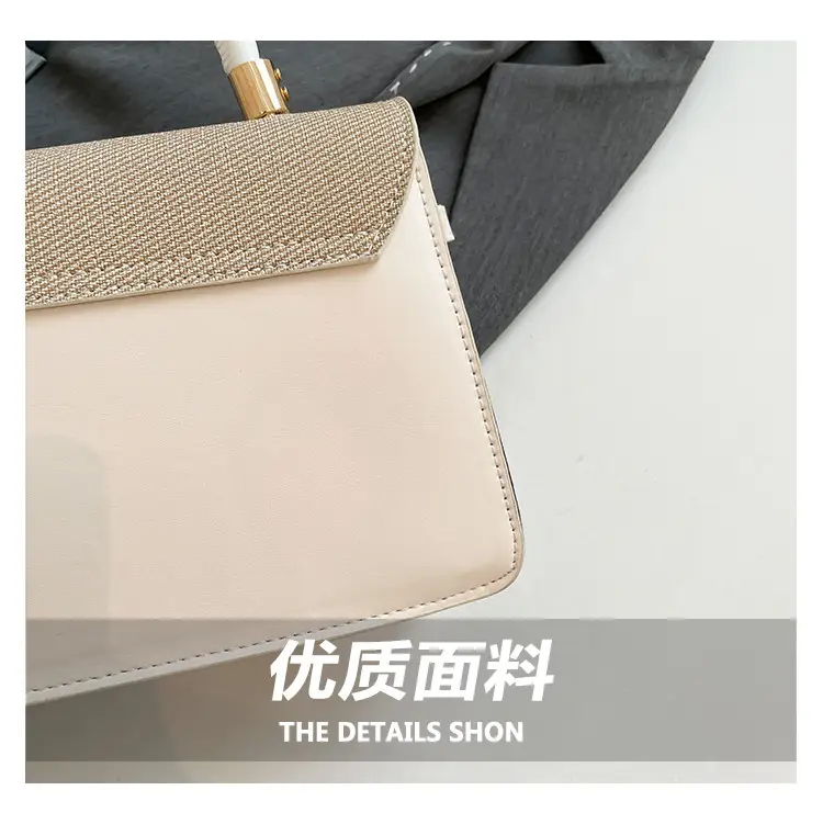 Light Blue Lock Buckle Crossbody Bag for Women — feature 5