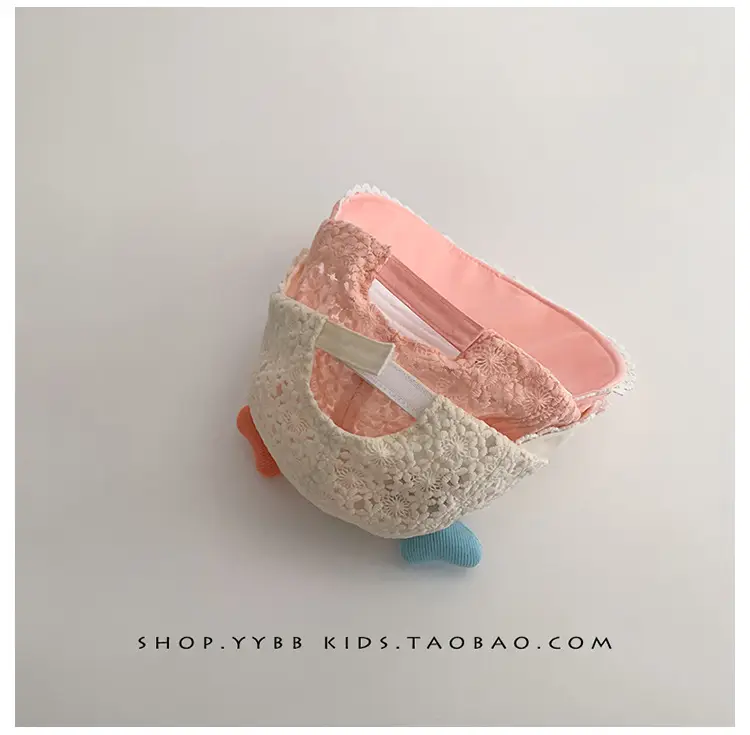 Girls Sun Hat with Cute Beads & Big Brim — feature 9