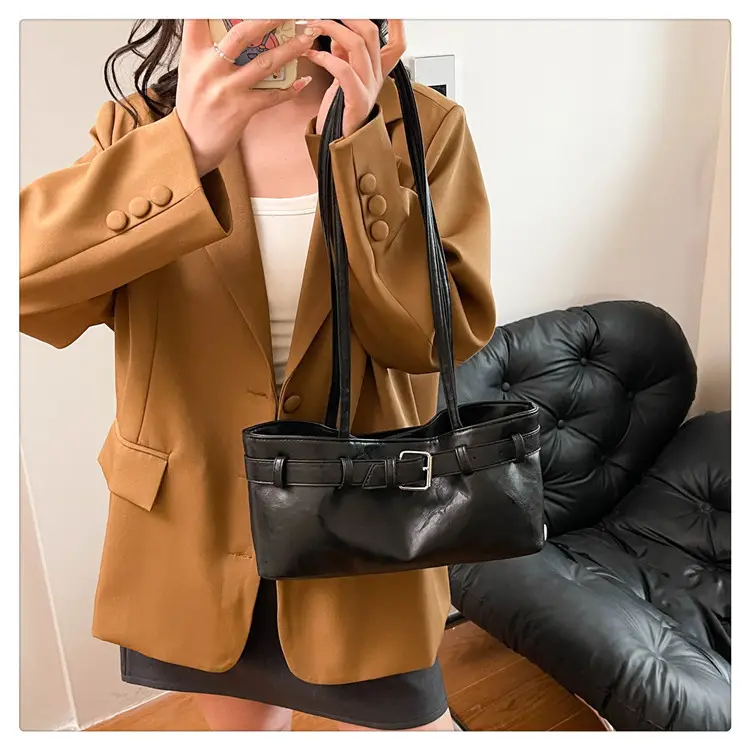 2025 Retro Brown Leather Shoulder Bag for Women — feature 14