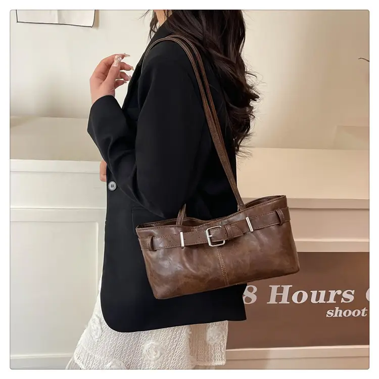 2025 Retro Brown Leather Shoulder Bag for Women — feature 16