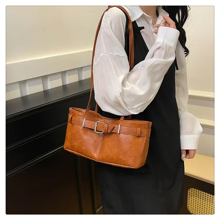 2025 Retro Brown Leather Shoulder Bag for Women — feature 22