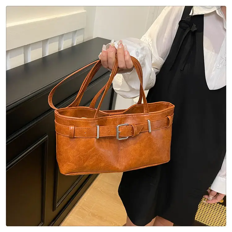 2025 Retro Brown Leather Shoulder Bag for Women — feature 23