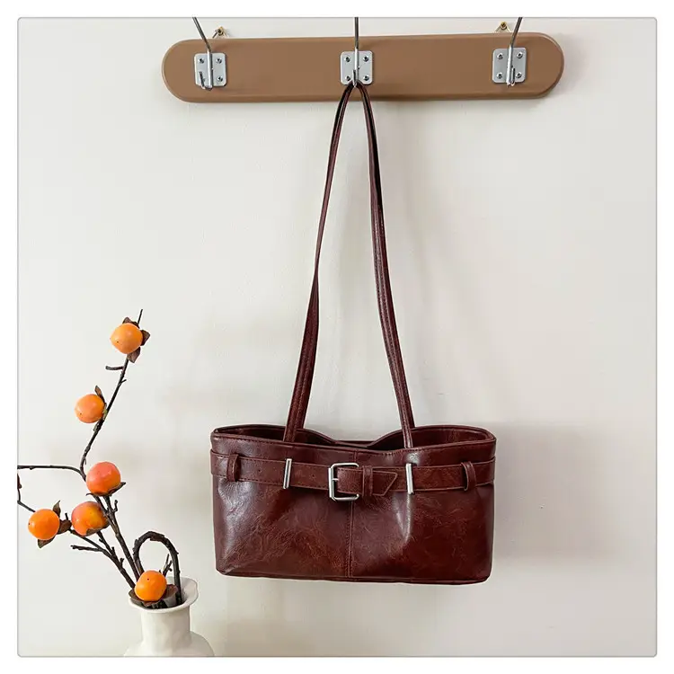 2025 Retro Brown Leather Shoulder Bag for Women — feature 25