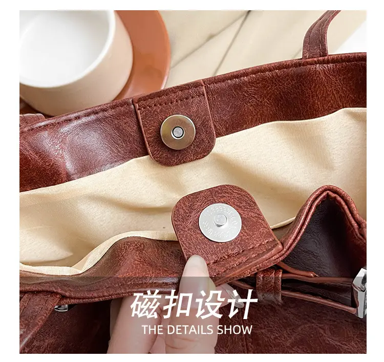 2025 Retro Brown Leather Shoulder Bag for Women — feature 7