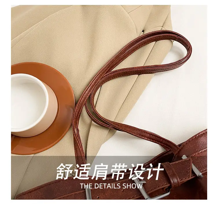 2025 Retro Brown Leather Shoulder Bag for Women — feature 9
