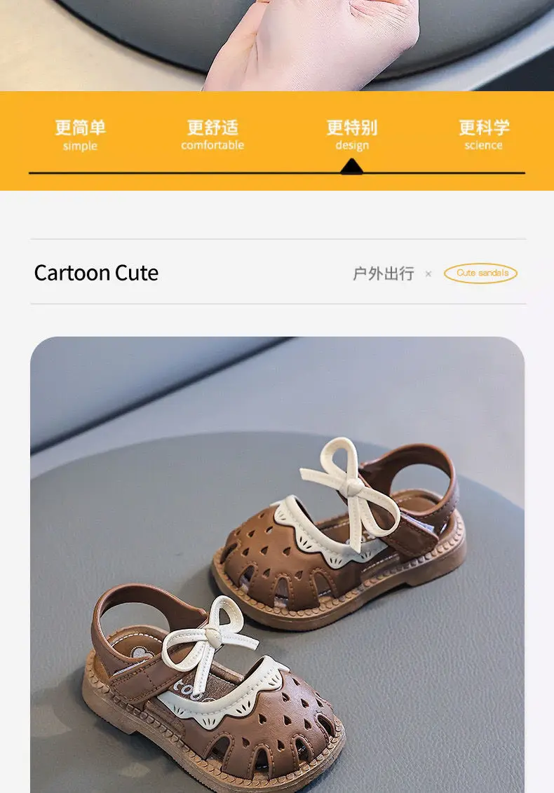 Baby Sandals Summer Soft Sole Non-Slip Baby Rubber Shoes — feature 2