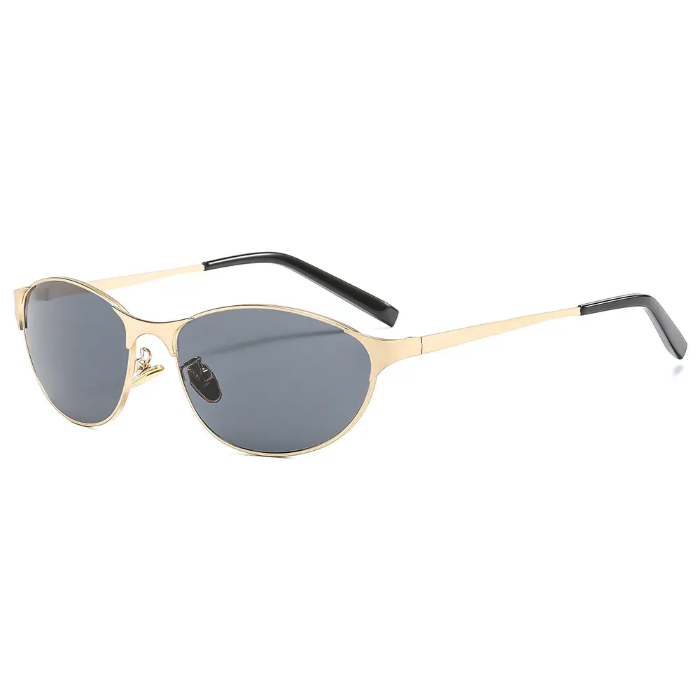 American Cat's Eye Wind Sunglasses Gold Frame