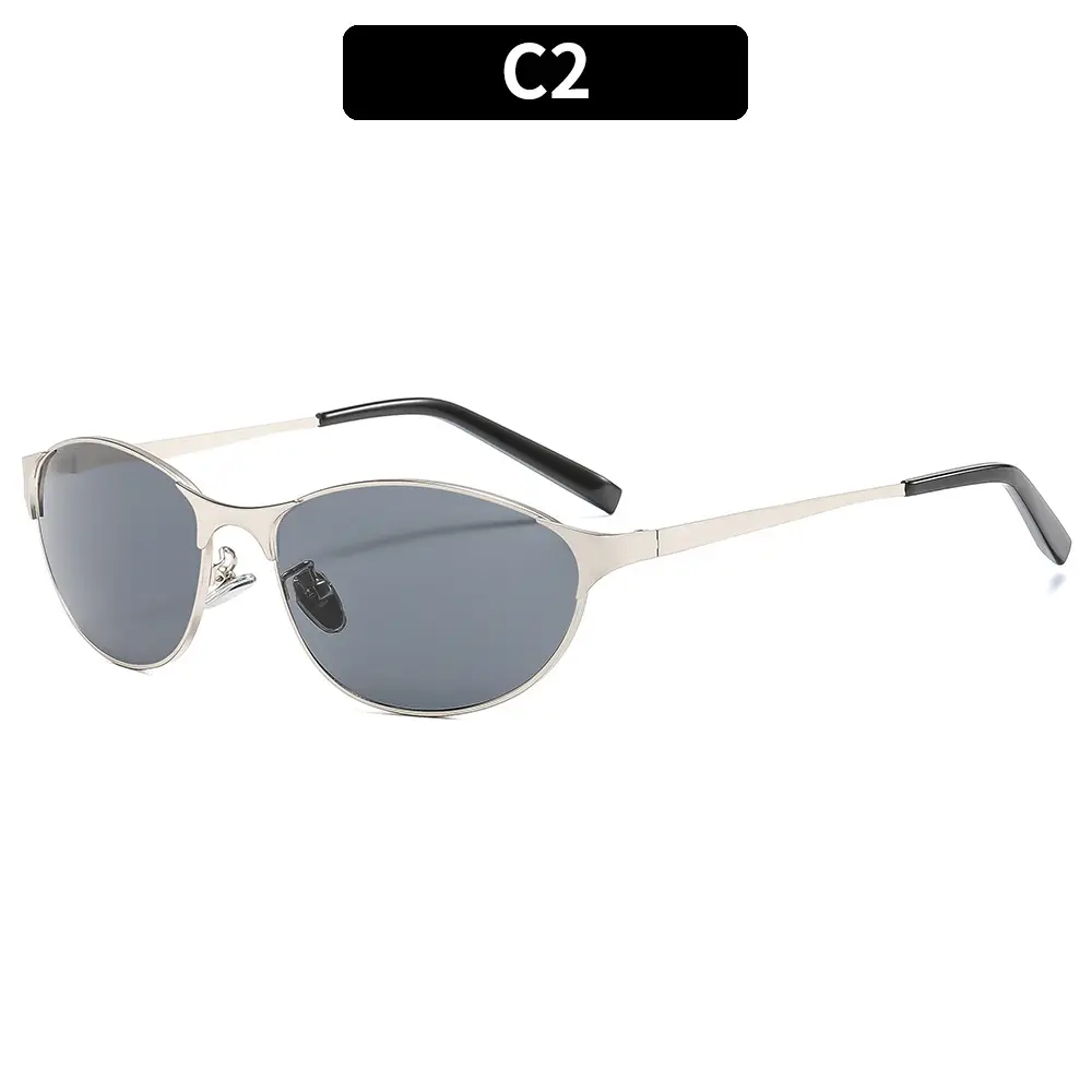 American Cat's Eye Wind Sunglasses Gold Frame