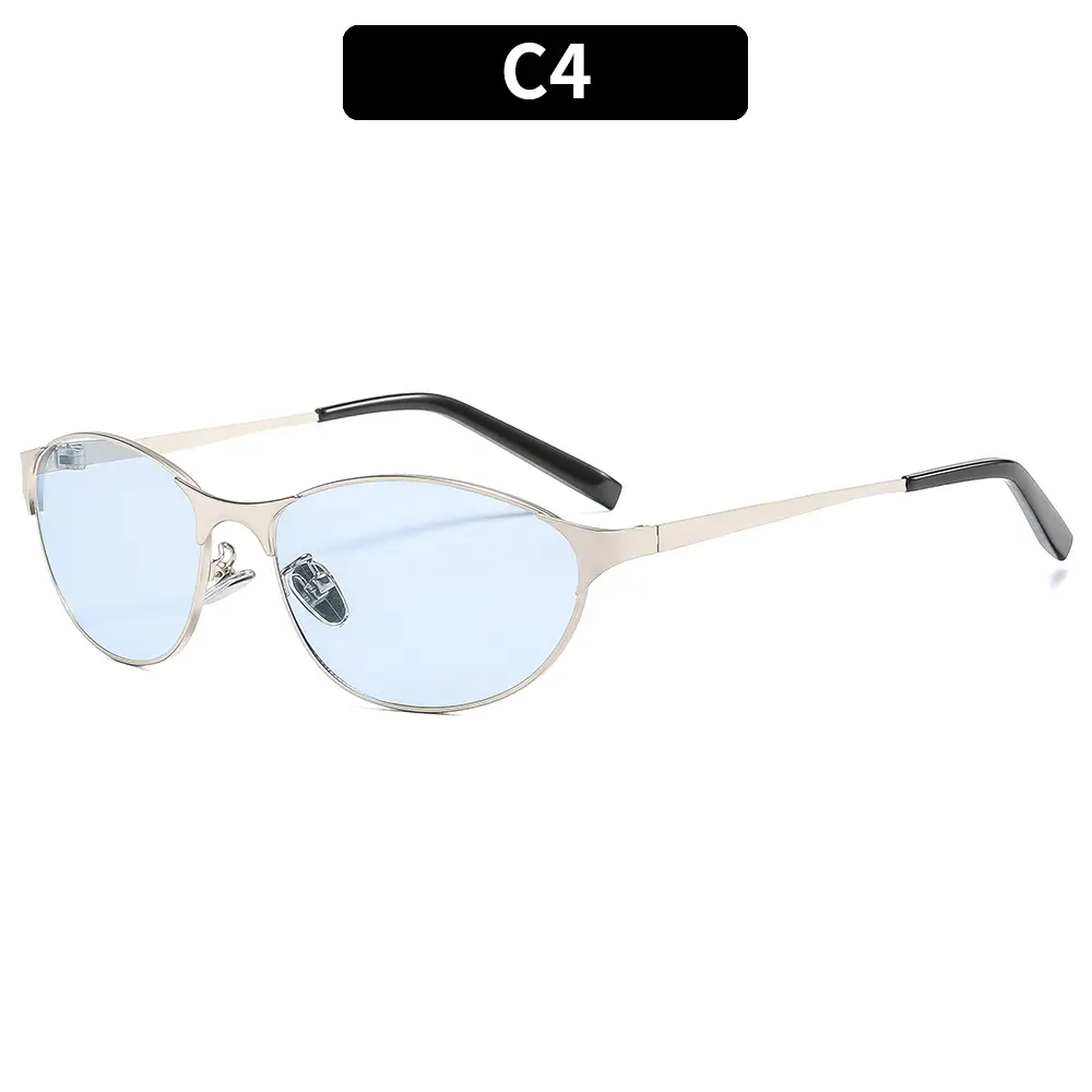 American Cat's Eye Wind Sunglasses Gold Frame