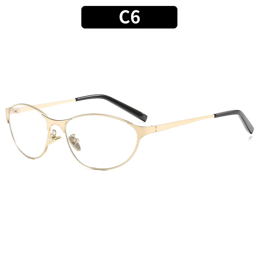 American Cat's Eye Wind Sunglasses Gold Frame