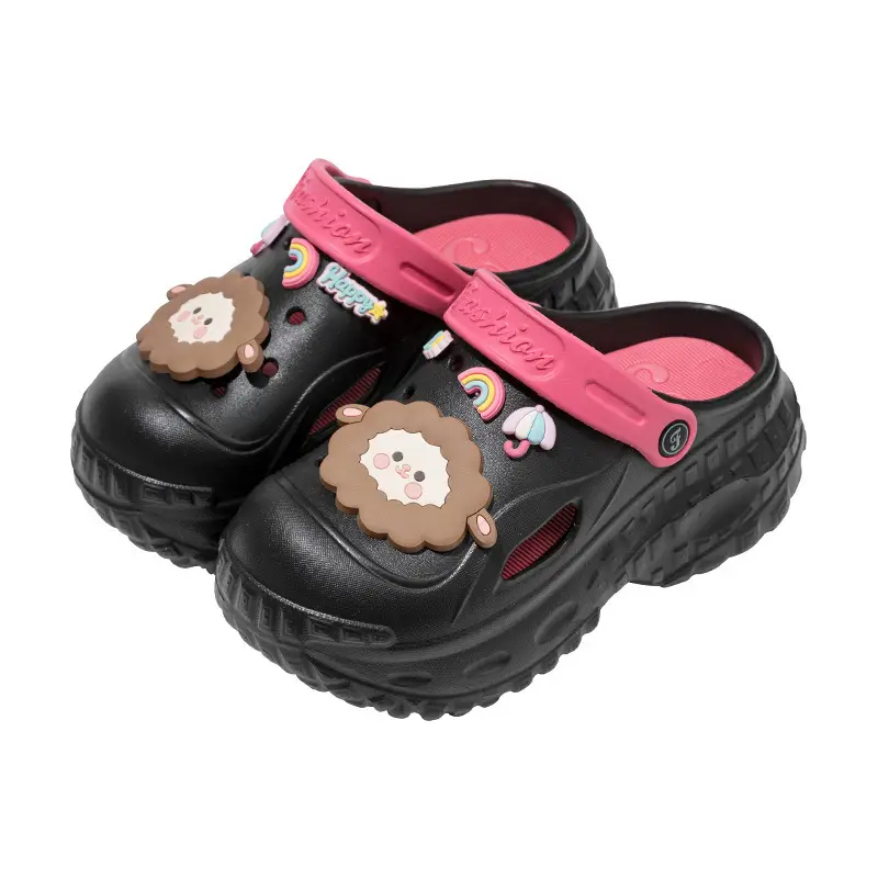 Cartoon Cute Toe-Toe Sandals, Beach Shoes, Thick-Soled Clogs, Women's Summer Fashion Outer Wear New Style - Image 11