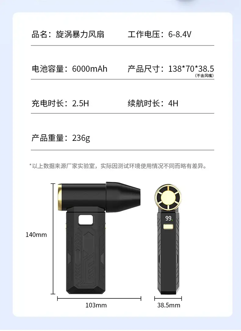 High-Speed Turbo Hair Dryer with Dust Collector — feature 18