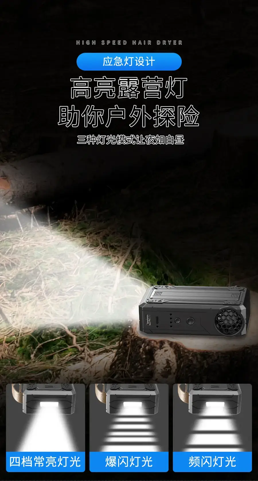 High-Speed Turbo Hair Dryer with Dust Collector — feature 44
