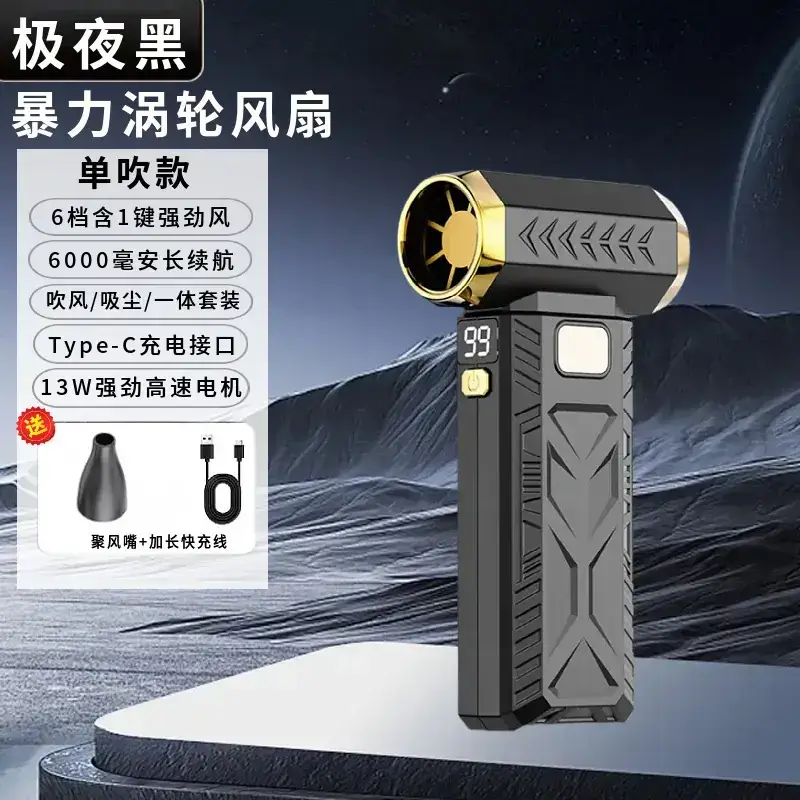High-Speed Turbo Hair Dryer with Dust Collector - Image 3