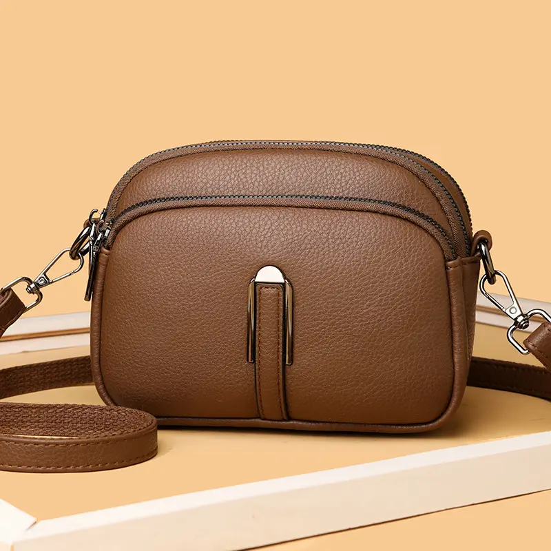 Black Textured Crossbody Bag for Women 2025 - Image 8